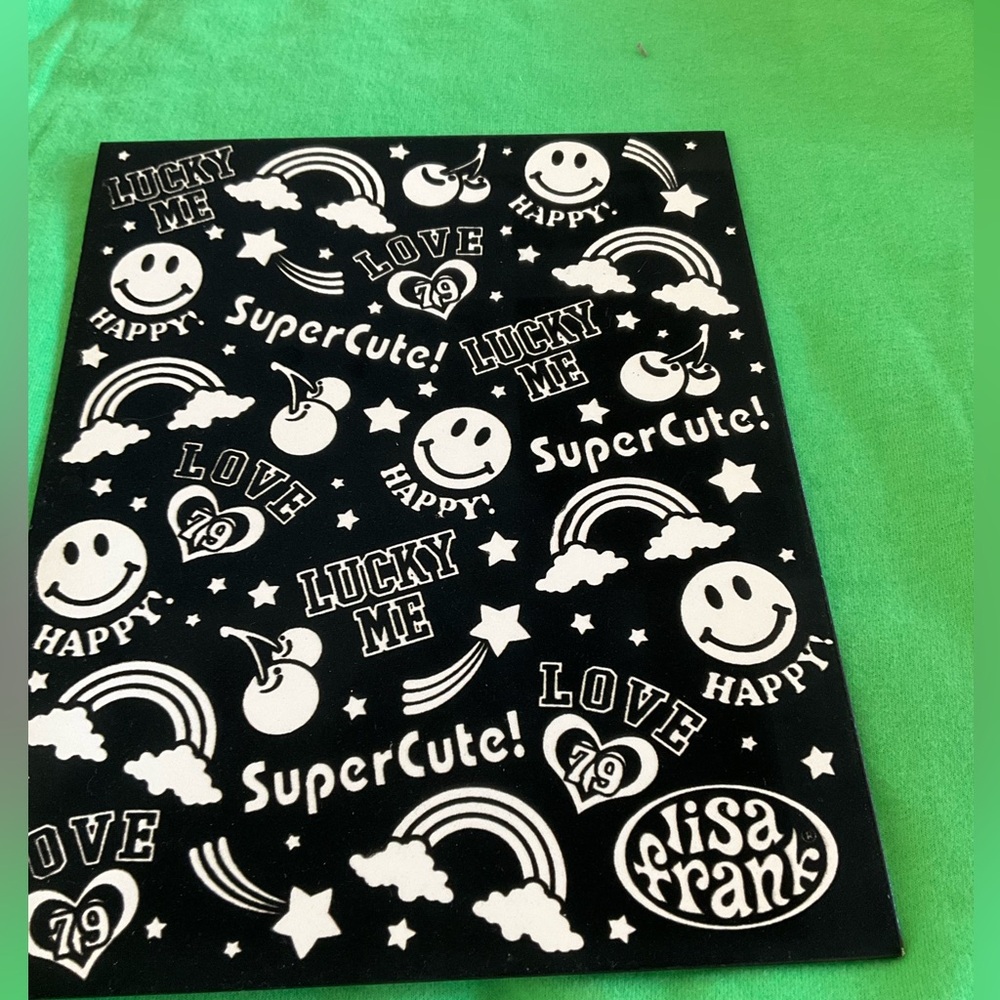Lisa Frank front cover Velvet folder